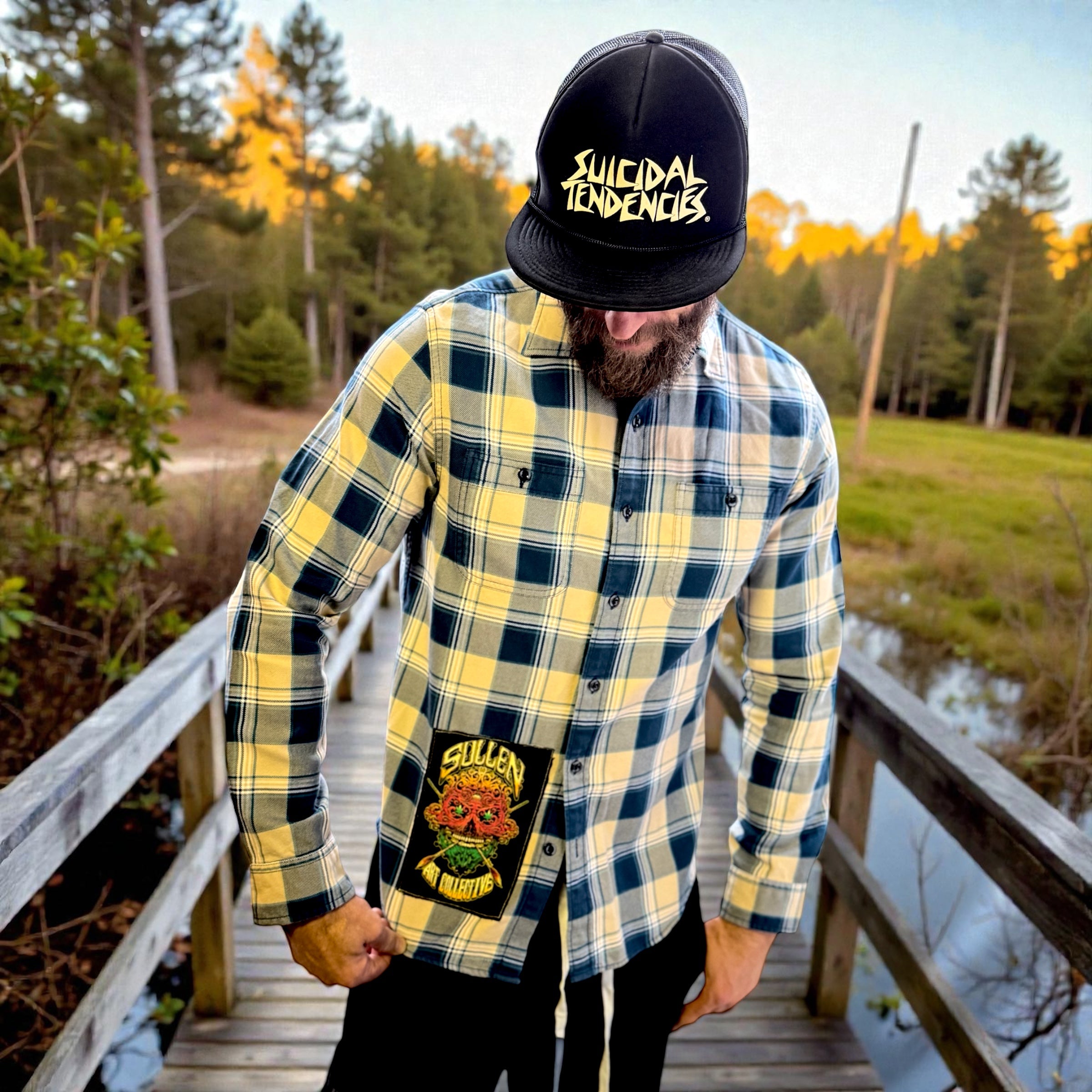 Broken Bandit x Sullen “The Watcher” Unisex Flannel