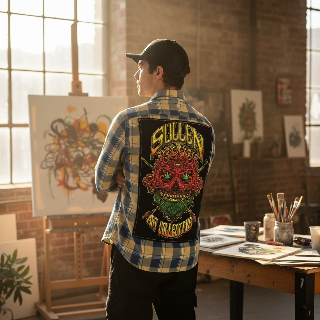 Broken Bandit x Sullen “The Watcher” Unisex Flannel