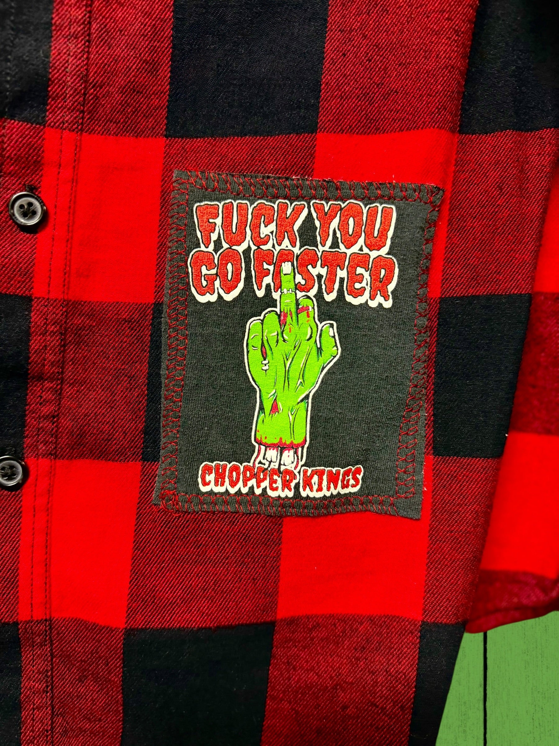Chopper Kings Go Faster Flannel Unisex