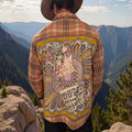 “Guns, Roses & Bandits” Unisex Flannel