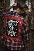 “Unholy Reverence” Unisex Flannel