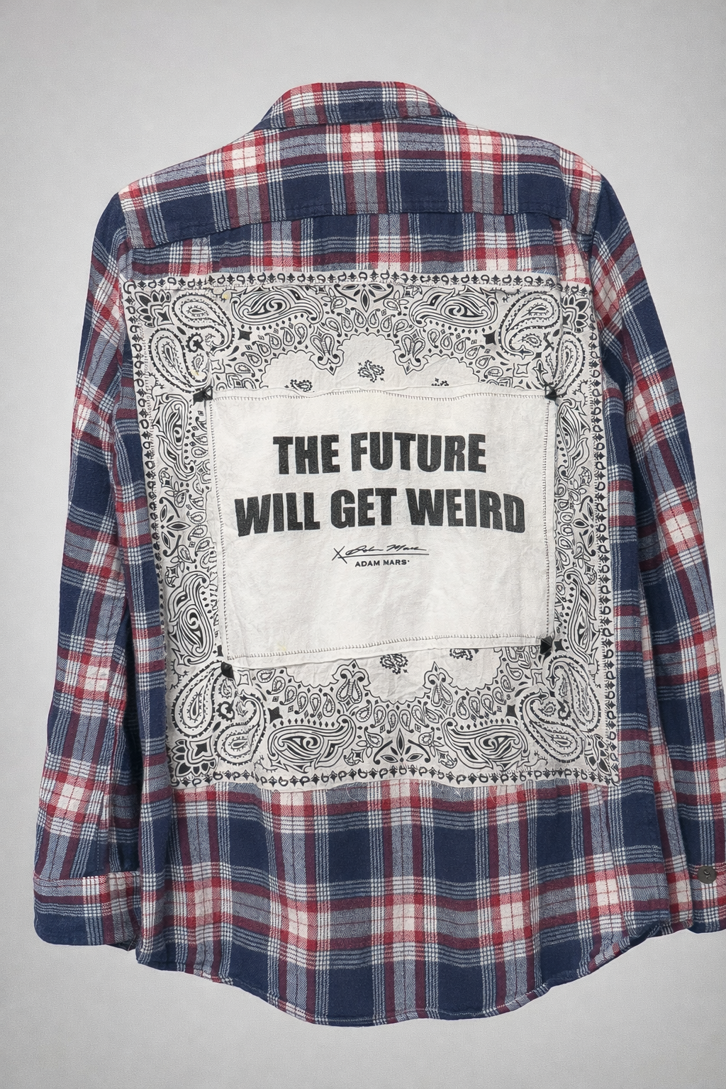 “The Future Will Get Weird” Unisex Flannel