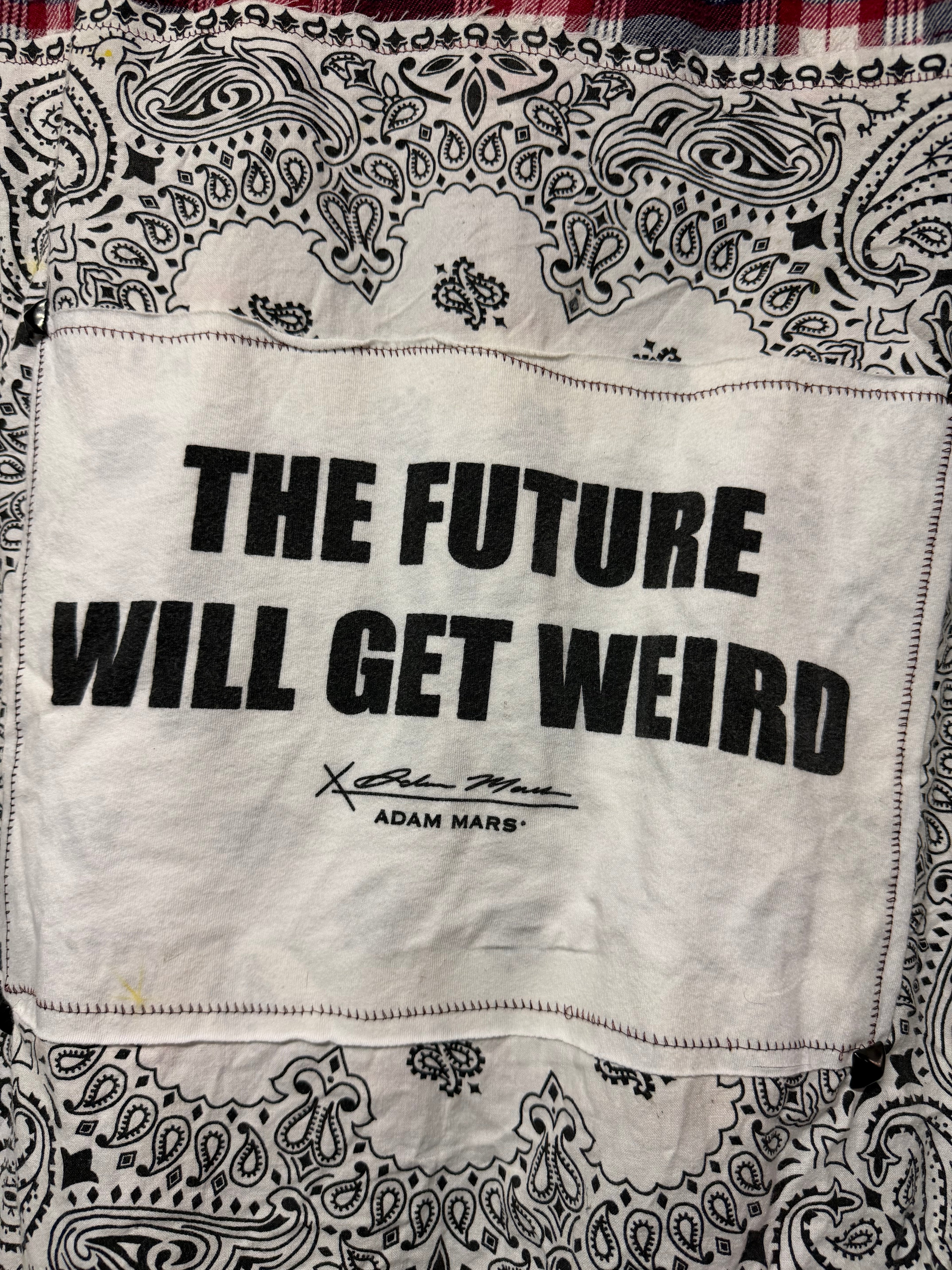 “The Future Will Get Weird” Unisex Flannel