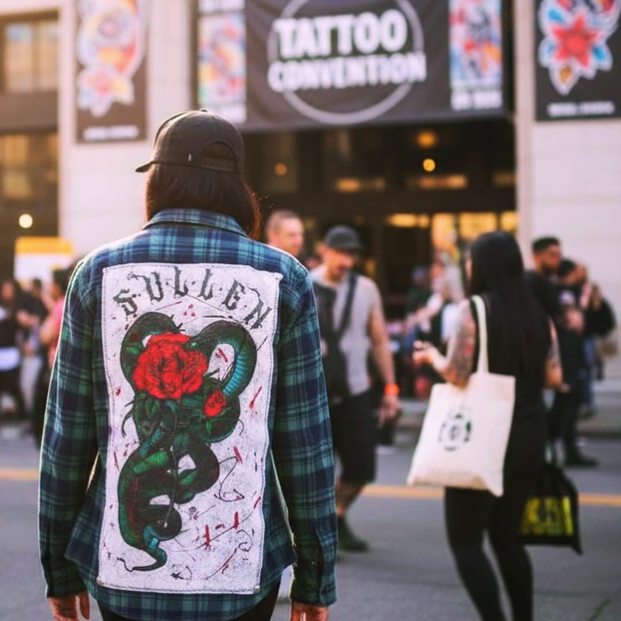 Broken Bandit x Sullen - “Vernon Rose” Vintage Unisex Flannel