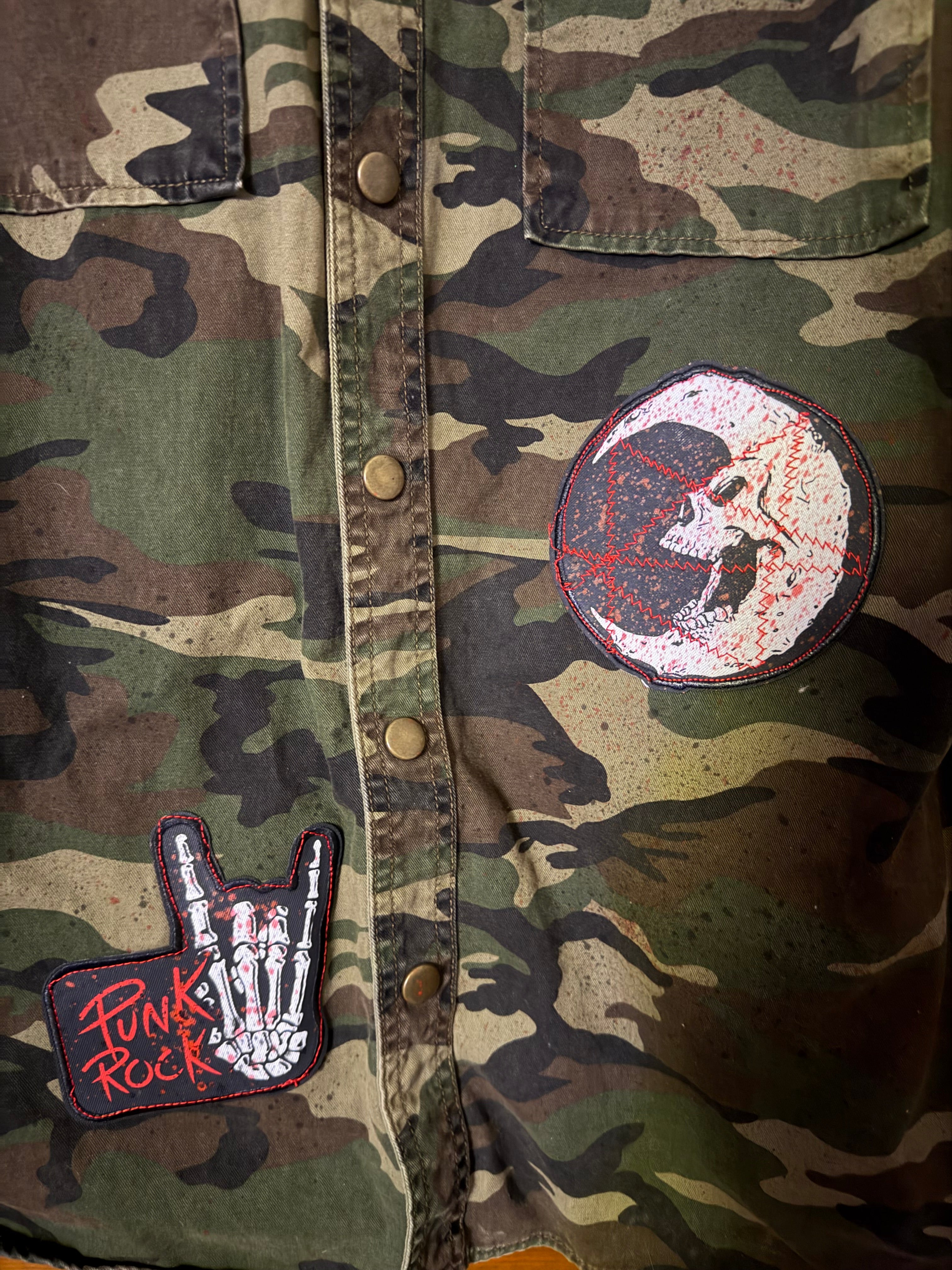 They Must Eat You to Live - Men’s Misfits Camo Punk Jacket