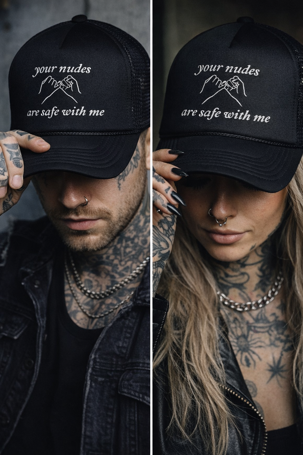 Safe Secrets Trucker Hat – Pinky Promise Edition