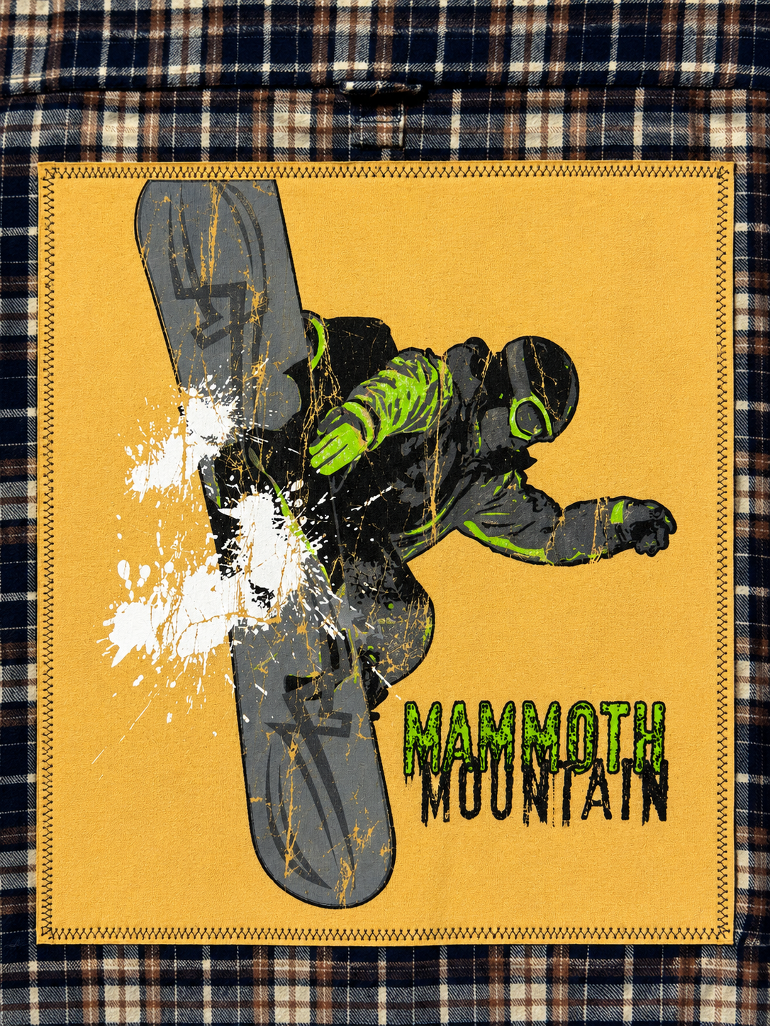 “Savage Shredder” Vintage Mammoth Mountain Upcycled Flannel