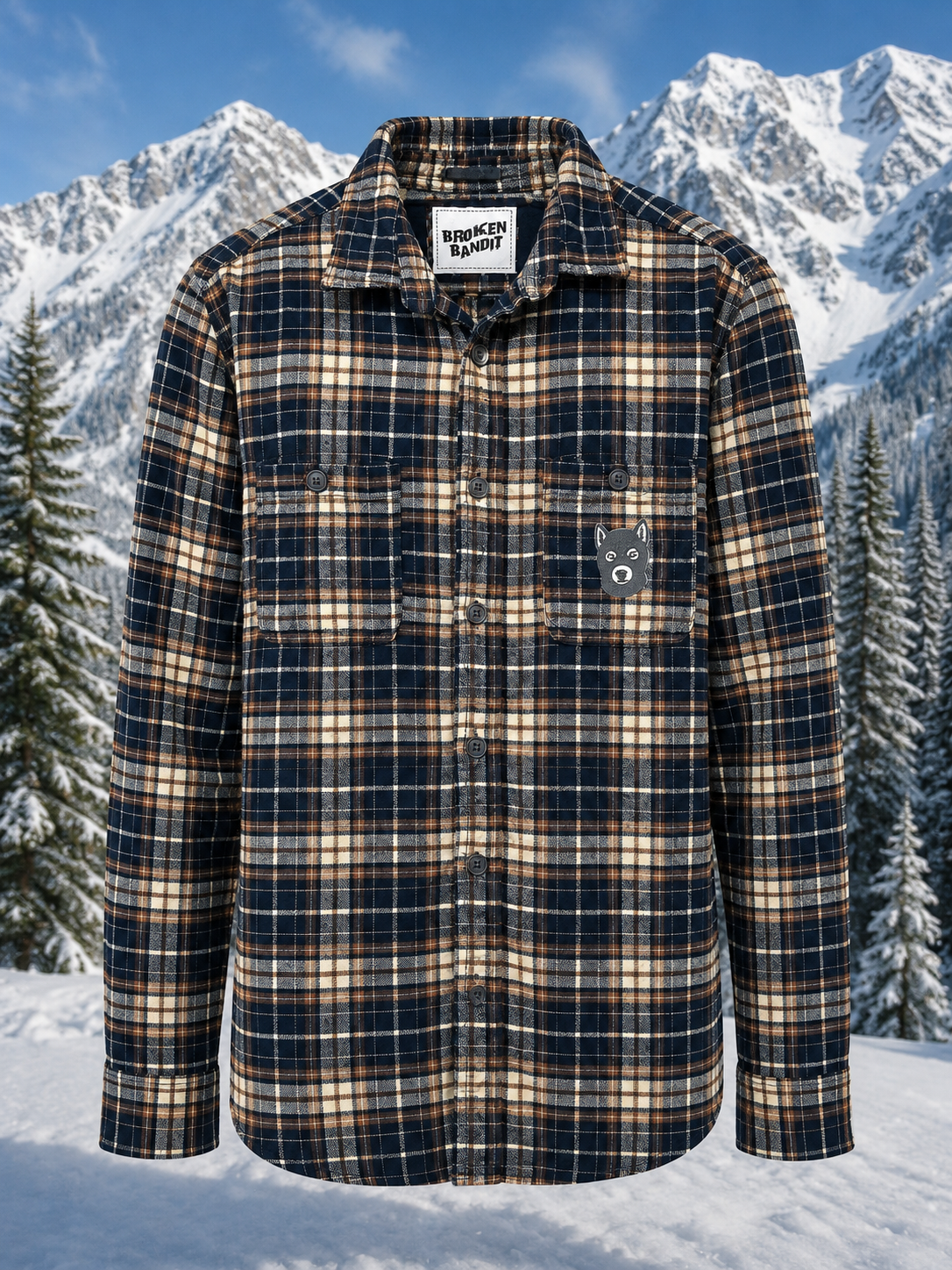 “Savage Shredder” Vintage Mammoth Mountain Upcycled Flannel