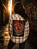 “Scarlet Static” Stone Sour Vintage Unisex Flannel