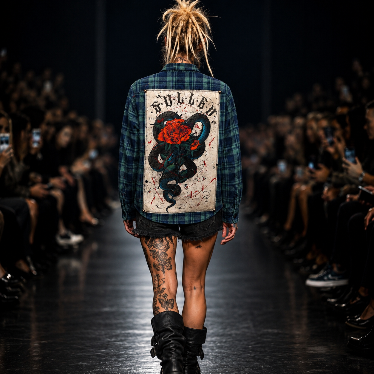 Broken Bandit x Sullen - “Vernon Rose” Vintage Unisex Flannel