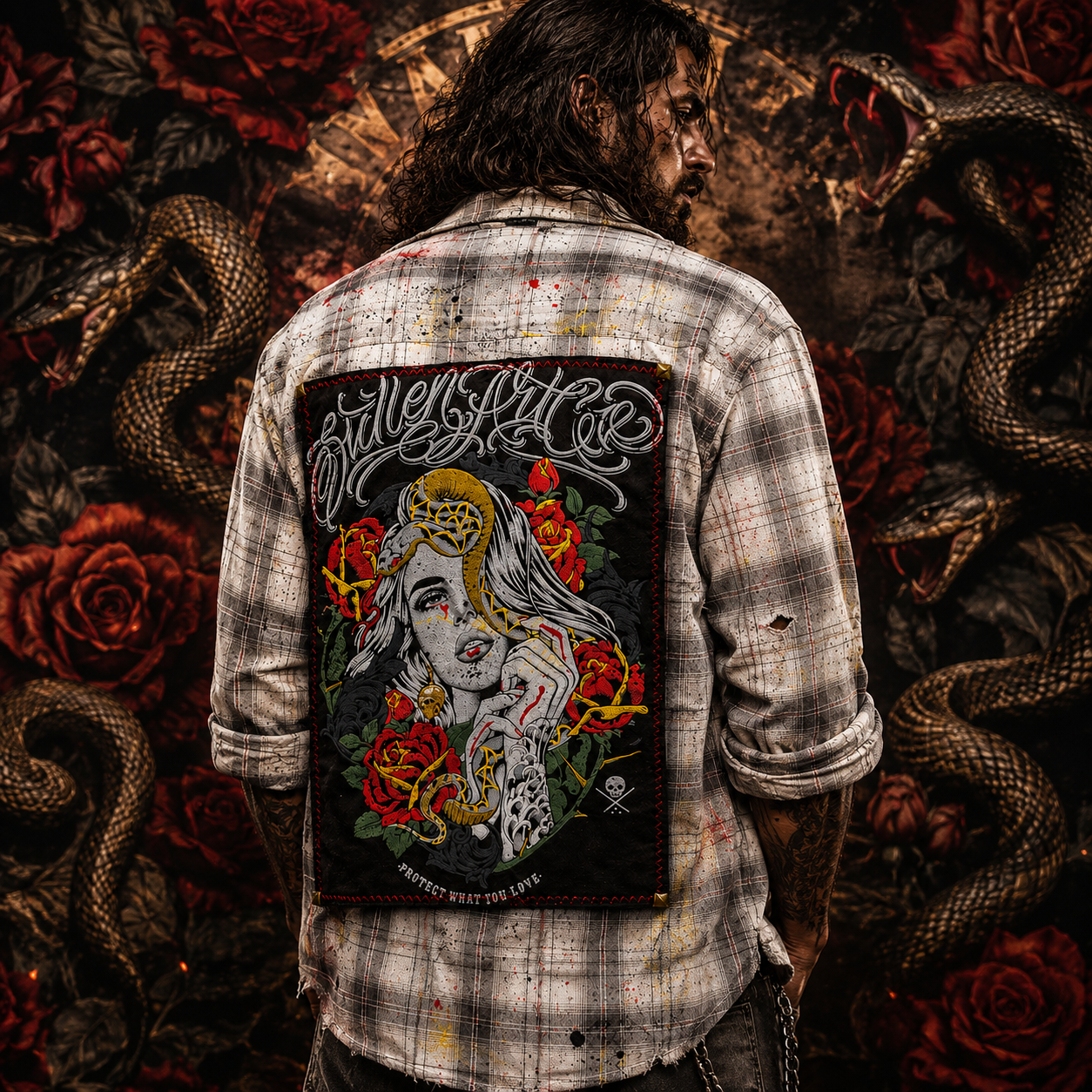 Broken Bandit x Sullen “Protect What You Love” Unisex Flannel