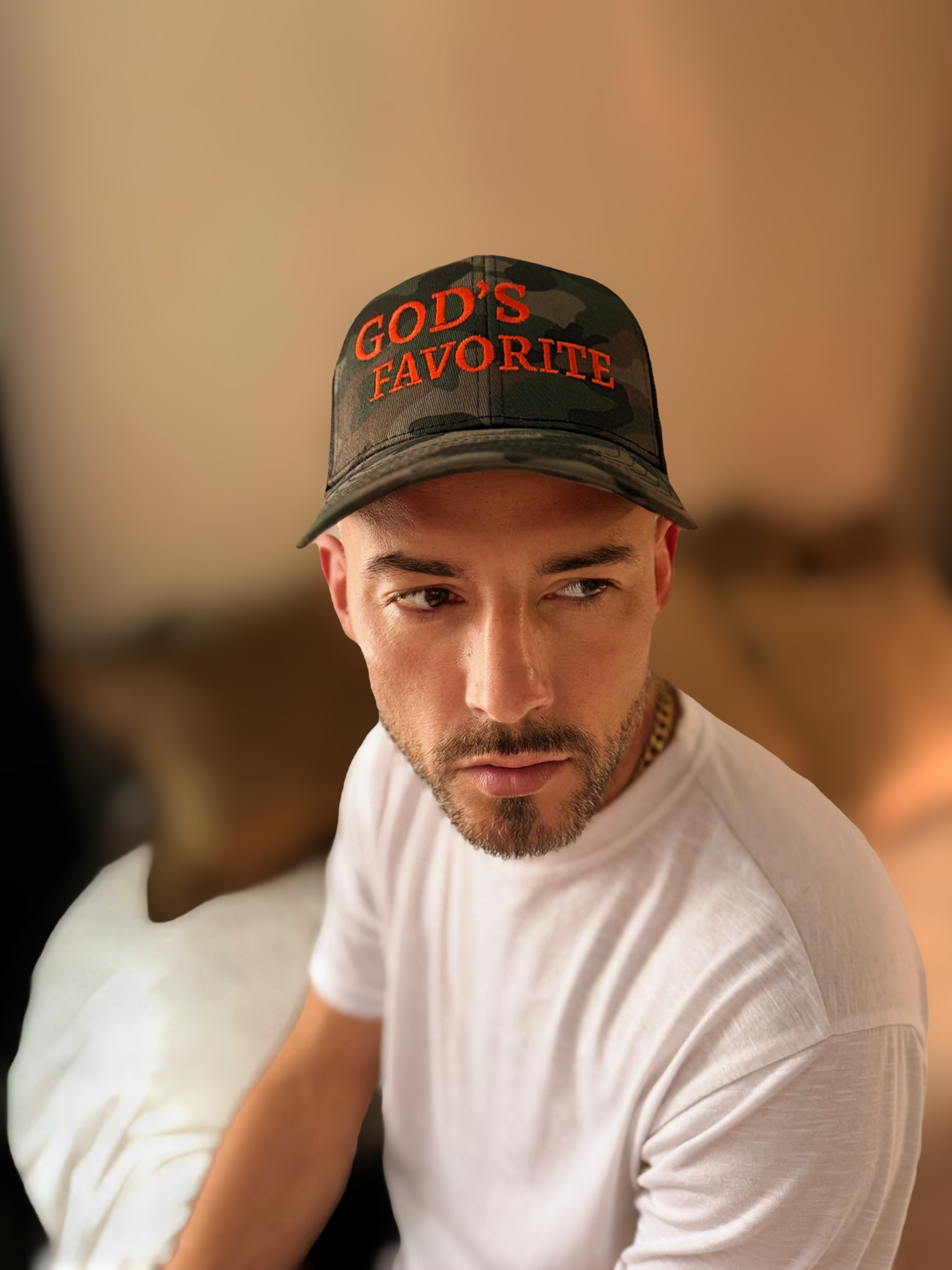 Camouflage God's Favorite - Trucker Hat