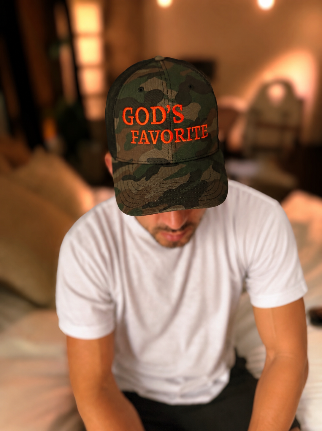 Camouflage God's Favorite - Trucker Hat