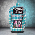 Women’s “Sweet Little Menace” Flannel