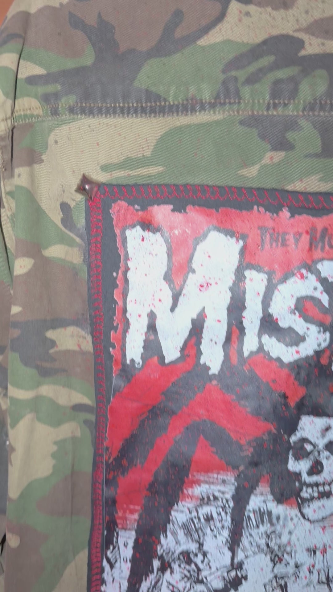 They Must Eat You to Live - Men’s Misfits Camo Punk Jacket